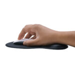 MOP 018 N - MOUSE PAD LOEN (NEGRO / PLASTICO / TELA) - Imagen 3