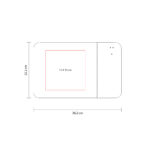 MOP 019 G - MOUSE PAD CARGADOR EXPERT (GRIS / CURPIEL) - Imagen 3