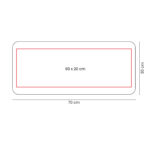 MOP 023 N - MOUSE PAD DE ESCRITORIO YIRÉN NEGRO (NEGRO / POLIESTER / RUBBER) - Imagen 5