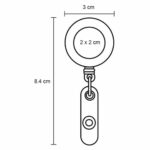 O-002 YOYO LUKY  (AZUL / PLÁSTICO) - Imagen 2