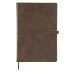 O 067 LIBRETA PRINCE  (CAFE / CURPIEL) - Imagen 4