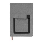 O 086 LIBRETA BARCELONA  (GRIS / POLIURETANO)