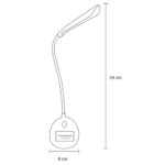 O 061 LAMPARA LUMIERE  (BLANCO / PLÁSTICO) - Imagen 2