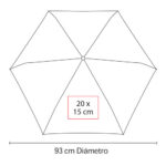 PAR 012 V - PARAGUAS ZLIN VERDE (VERDE / POLIESTER) - Imagen 3