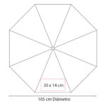 PAR 015 N - PARAGUAS KADEI (NEGRO / POLIESTER) - Imagen 9