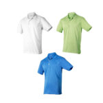 PLY 002 B-G - PLAYERA YAGER BLANCO CABALLERO TALLA G (BLANCO / 100% POLIESTER ECOLOGICO) - Imagen 3