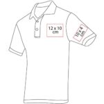 PLY 002 B-G - PLAYERA YAGER BLANCO CABALLERO TALLA G (BLANCO / 100% POLIESTER ECOLOGICO) - Imagen 2