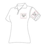 PLY 005 V-CH - PLAYERA RAVEL VERDE P/DAMA TALLA CH (VERDE / 100% POLIESTER ECOLOGICO) - Imagen 2