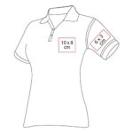 PLY 006 S-G - PLAYERA FARELL PLATA PARA DAMA TALLA G (PLATA / 52% POLIESTER / 48% BAMBU) - Imagen 2