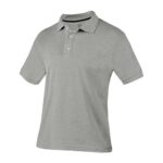 PLY 009 G-M - PLAYERA POLO LUTRY GRIS TALLA M (GRIS / 50% ALGODON PEINADO / 50% POLIESTER)