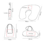 PRO 003 G - SET DE VIAJE LANAN (GRIS / ALGODON / POLIESTER / PVC / CURPIEL / PLASTICO) - Imagen 8