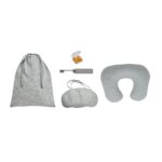 PRO 003 G - SET DE VIAJE LANAN (GRIS / ALGODON / POLIESTER / PVC / CURPIEL / PLASTICO)