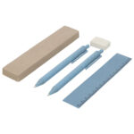 PRO 004 A - SET ECO SEIBAL (AZUL / PLASTICO / FIBRA DE TRIGO / GOMA) - Imagen 3