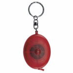 PRO 008 RT - LLAVERO FLEXÓMETRO OVALADO ROJO TRASLÚC. (ROJO TRASLUCIDO / PLASTICO)