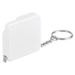 PRO 019 B - LLAVERO FLEXÓMETRO LIBEREC BLANCO (BLANCO / PLASTICO)
