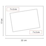 PRT 005 B - PORTARRETRATO PAGLIA (BLANCO / PLASTICO) - Imagen 4