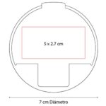 PT 2166 B - PASTILLERO DELTA BLANCO (BLANCO / PLASTICO) - Imagen 2