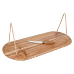 PWT 010 BE - SET DRAKE (BEIGE / MADERA ACACIA / METAL) - Imagen 2