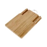 PWT 090 - TABLA Y CUCHILLOS JARTUM (BEIGE / BAMBU / METAL)