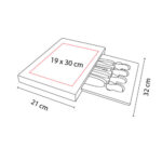 PWT 110 BE - SET KYBURG (BEIGE / MADERA CAUCHO / ACERO INOXIDABLE) - Imagen 8