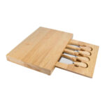 PWT 110 BE - SET KYBURG (BEIGE / MADERA CAUCHO / ACERO INOXIDABLE)