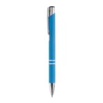 RQ 013 AC - BOLÍGRAFO AROS AZUL CIELO (AZUL CIELO / ALUMINIO) - Imagen 2