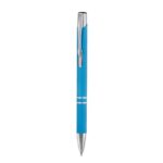 RQ 013 AC - BOLÍGRAFO AROS AZUL CIELO (AZUL CIELO / ALUMINIO) - Imagen 3