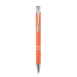 RQ 013 O - BOLÍGRAFO AROS NARANJA (NARANJA / ALUMINIO)