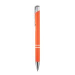 RQ 013 O - BOLÍGRAFO AROS NARANJA (NARANJA / ALUMINIO) - Imagen 2