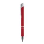 RQ 013 R - BOLÍGRAFO AROS ROJO (ROJO / ALUMINIO) - Imagen 2