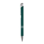 RQ 013 V - BOLÍGRAFO AROS VERDE (VERDE / ALUMINIO)