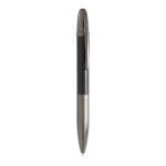 RQ 017 G - BOLÍGRAFO COLUMBUS GRIS (GRIS / METAL / FIBRA DE CARBONO)