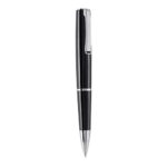 RQ 019 N - BOLÍGRAFO DALLAS NEGRO (NEGRO / ACERO INOXIDABLE)