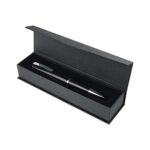 RQ 019 N - BOLÍGRAFO DALLAS NEGRO (NEGRO / ACERO INOXIDABLE) - Imagen 2