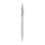 RQ 025 B - BOLÍGRAFO RUCHKA BLANCO (BLANCO / ALUMINIO)