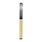 RQ 035 N - BOLÍGRAFO OLDHAMII NEGRO (NEGRO / BAMBU / RUBBER / PLASTICO / METAL) - Imagen 2