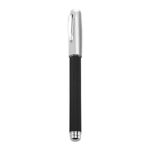 RQ 1002 - BOLÍGRAFO ROLLER BALL (NEGRO / ACERO INOXIDABLE) - Imagen 2