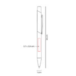 RQ 1130 B - BOLÍGRAFO HOLZ BLANCO (BLANCO / ALUMINIO / BAMBU) - Imagen 4