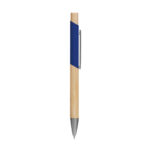 RQ 1130 A - BOLÍGRAFO HOLZ AZUL (AZUL / ALUMINIO / BAMBU) - Imagen 3