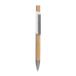 RQ 1130 B - BOLÍGRAFO HOLZ BLANCO (BLANCO / ALUMINIO / BAMBU)
