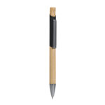 RQ 1130 N - BOLÍGRAFO HOLZ NEGRO (NEGRO / ALUMINIO / BAMBU)