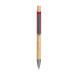 RQ 1130 R - BOLÍGRAFO HOLZ ROJO (ROJO / ALUMINIO / BAMBU) - Imagen 2