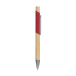RQ 1130 R - BOLÍGRAFO HOLZ ROJO (ROJO / ALUMINIO / BAMBU) - Imagen 3