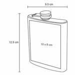SB 13 LICORERA WHISKY  (PLATA / ACERO INOXIDABLE) - Imagen 6