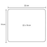 SB 06 MOUSEPAD MAT  (BLANCO / POLIÉSTER) - Imagen 2