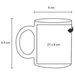 SB 08 TAZA ALBUS  (NEGRO / CERÁMICA) - Imagen 2