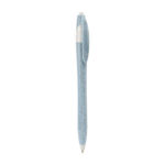 SH 1155 A - BOLÍGRAFO ANTIMICROBIANO PROTECT AZUL (AZUL / PLASTICO / FIBRA DE TRIGO)