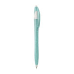 SH 1155 V - BOLÍGRAFO ANTIMICROBIANO PROTECT VERDE (VERDE / PLASTICO / FIBRA DE TRIGO)