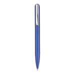 SH 1245 A - BOLÍGRAFO RIGA AZUL METALIZADO (AZUL METALICO / ACERO INOXIDABLE)