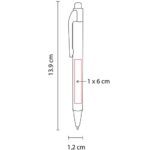SH 1450 Y - BOLÍGRAFO CHAD AMARILLO (AMARILLO / PLASTICO) - Imagen 2